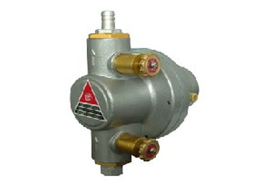 Single phase pneumatic diaphragm pump