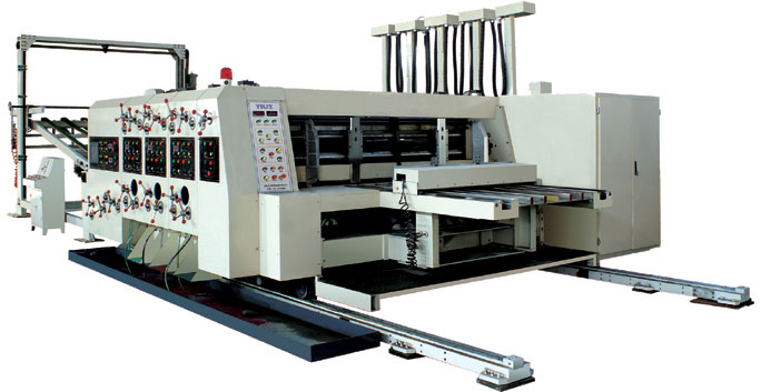 automatic flexo printing,slotting & die-cutting machine
